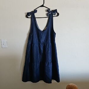 Denim Blue Babydoll Dress